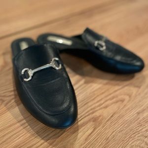 Billini Black Slide on Loafers
